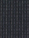 Italian all-wool black/sand striped twill suiting
