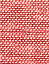 Italian silk blend stretch basketweave suiting - red/white