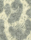 Italian textured wool matelasse' knit - leopard 2.375 yd