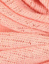 catalina crepe sweater knit - peachy pink