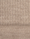 &#39;demi knit&#39; rayon blend textured sweater knit- heather beige .75 yds