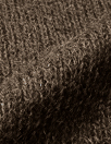 Italian mohair blend open stitch sweater knit - cocoa