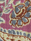 'flower child' cotton/rayon voile woven - red plum