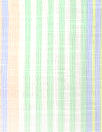 Italian pastel stripe linen-look viscose woven