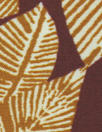 Italian leaf stamp drapey viscose woven