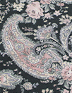 'dusty pink paisley' printed rayon crepe woven