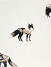 Italian 'sly fox' viscose/silk twill woven