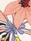 Italian 'pucci-esque flowers' silk/cotton voile
