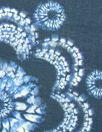 Italian batiky patchwork semi-sheer cotton voile 2.375 yds
