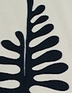 'Matisse' cut-outs Oeko-Tex cert. viscose woven - black/ivory