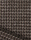 Italian all wool espresso/sand mini-pattern suiting
