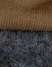 CA designer two-sided wool/jersey knit - bark/nutmeg 2.5 yds