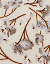 'blossom rain' polyester crepe woven - neutrals